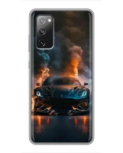Чехол для Samsung Galaxy S20 FE с картинкой «Lamborghini дымная эстетика» Чехол для Samsung Galaxy S20 FE с картинкой «Lamborghini дымная эстетика»
