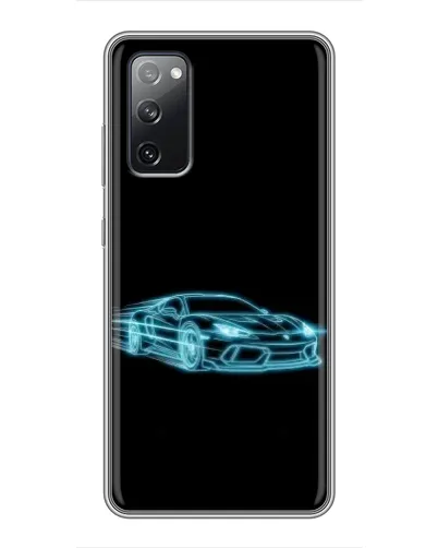 Чехол для Samsung Galaxy S20 FE с картинкой «Неоновый контур Lamborghini» Чехол для Samsung Galaxy S20 FE с картинкой «Неоновый контур Lamborghini»