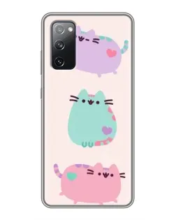 Чехол для Samsung Galaxy S20 FE с картинкой «Pusheen трио»