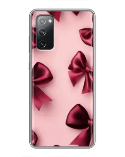 Чехол для Samsung Galaxy S20 FE с картинкой «Бордовый атлас»