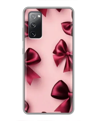 Чехол для Samsung Galaxy S20 FE с картинкой «Бордовый атлас»