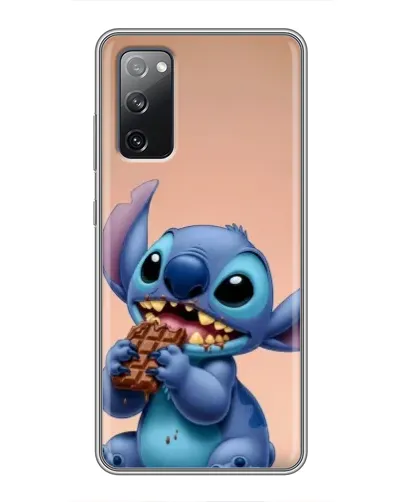 Чехол для Samsung Galaxy S20 FE с картинкой «Стич ест шоколад» Чехол для Samsung Galaxy S20 FE с картинкой «Стич ест шоколад»
