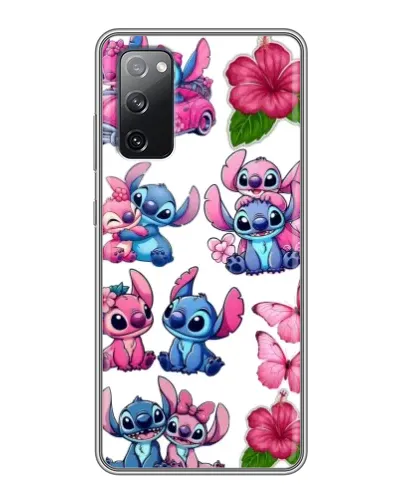 Чехол для Samsung Galaxy S20 FE с картинкой «Стикеры Stitch и Angel» Чехол для Samsung Galaxy S20 FE с картинкой «Стикеры Stitch и Angel»