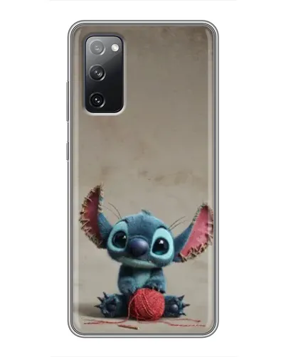Чехол для Samsung Galaxy S20 FE с картинкой «Стич на коричневом фоне» Чехол для Samsung Galaxy S20 FE с картинкой «Стич на коричневом фоне»