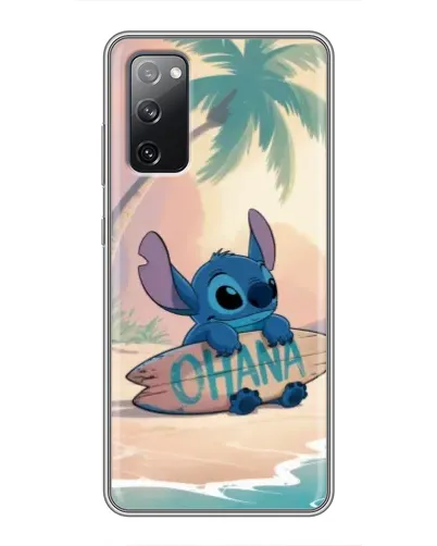 Чехол для Samsung Galaxy S20 FE с картинкой «Стич на серфе» Чехол для Samsung Galaxy S20 FE с картинкой «Стич на серфе»