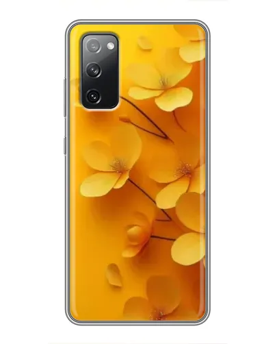 Чехол для Samsung Galaxy S20 FE с картинкой «Золотые лепестки»