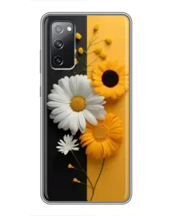 Чехол для Samsung Galaxy S20 FE с картинкой «Подсолнух и ромашка» Чехол для Samsung Galaxy S20 FE с картинкой «Подсолнух и ромашка»