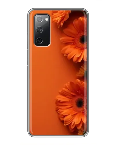 Чехол для Samsung Galaxy S20 FE с картинкой «Оранжевые герберы»