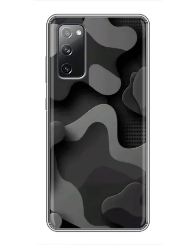 Чехол для Samsung Galaxy S20 FE с картинкой «Темный абстрактный камуфляж» Чехол для Samsung Galaxy S20 FE с картинкой «Темный абстрактный камуфляж»