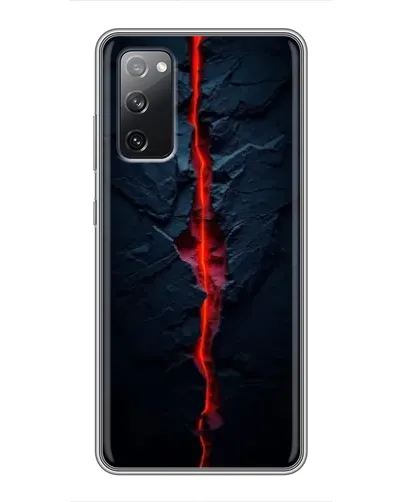 Чехол для Samsung Galaxy S20 FE с картинкой «Kрасная лавовая трещина» Чехол для Samsung Galaxy S20 FE с картинкой «Kрасная лавовая трещина»
