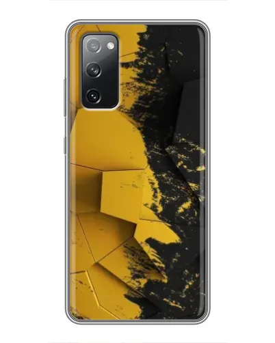 Чехол для Samsung Galaxy S20 FE с картинкой «Золотые осколки геометрии» Чехол для Samsung Galaxy S20 FE с картинкой «Золотые осколки геометрии»