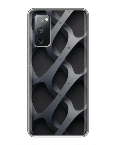 Чехол для Samsung Galaxy S20 FE с картинкой «Объемное серое плетение» Чехол для Samsung Galaxy S20 FE с картинкой «Объемное серое плетение»
