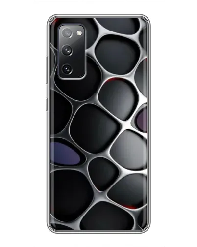 Чехол для Samsung Galaxy S20 FE с картинкой «Объемная темная решетка» Чехол для Samsung Galaxy S20 FE с картинкой «Объемная темная решетка»