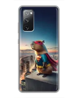 Чохол для Samsung Galaxy S20 FE з картинкою «Капі-мен супергерой» Чохол для Samsung Galaxy S20 FE з картинкою «Капі-мен супергерой»