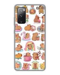 Чохол для Samsung Galaxy S20 FE з картинкою «Капібари набір» Чохол для Samsung Galaxy S20 FE з картинкою «Капібари набір»