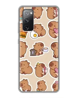 Чохол для Samsung Galaxy S20 FE з картинкою «Капібари паттерн» Чохол для Samsung Galaxy S20 FE з картинкою «Капібари паттерн»