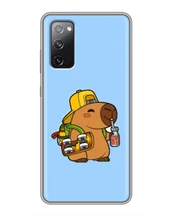 Чохол для Samsung Galaxy S20 FE з картинкою «Капібара на скейті» Чохол для Samsung Galaxy S20 FE з картинкою «Капібара на скейті»