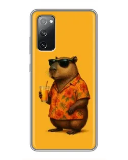 Чохол для Samsung Galaxy S20 FE з картинкою «Капібара на відпочинку» Чохол для Samsung Galaxy S20 FE з картинкою «Капібара на відпочинку»