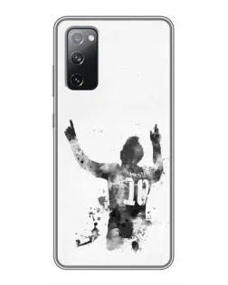 Чохол для Samsung Galaxy S20 FE з картинкою «Чорно-білий силует Мессі» Чохол для Samsung Galaxy S20 FE з картинкою «Чорно-білий силует Мессі»