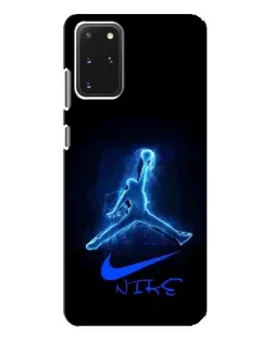 Чехол для Samsung Galaxy S20 Plus с картинкой «Jordan Neon Blue»