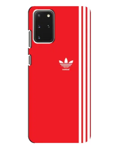 Чехол для Samsung Galaxy S20 Plus с картинкой «Красный минимализм Adidas»