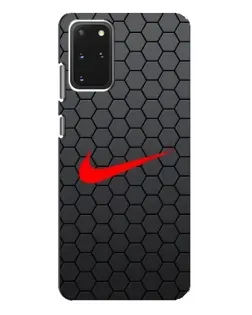 Чехол для Samsung Galaxy S20 Plus с картинкой «Nike — карбоновая сетка» Чехол для Samsung Galaxy S20 Plus с картинкой «Nike — карбоновая сетка»
