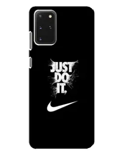 Чехол для Samsung Galaxy S20 Plus с картинкой «Текстовый принт Nike»