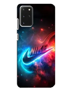 Чехол для Samsung Galaxy S20 Plus с картинкой «Огненный логотип Nike»
