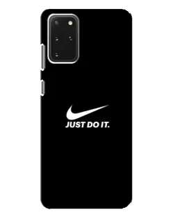 Чехол для Samsung Galaxy S20 Plus с картинкой «Минимализм от Nike»