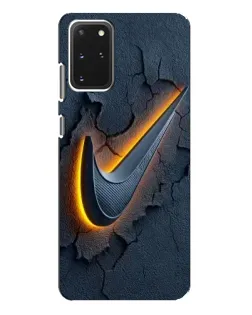 Чехол для Samsung Galaxy S20 Plus с картинкой «Объемный логотип Найк»