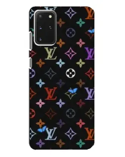 Чехол для Samsung Galaxy S20 Plus с картинкой «Цветная монограмма LV»