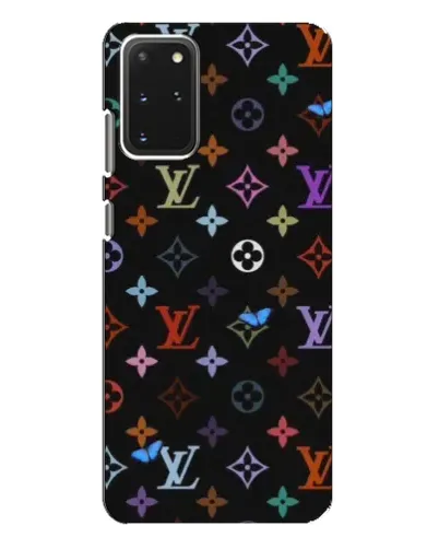 Чехол для Samsung Galaxy S20 Plus с картинкой «Цветная монограмма LV» Чехол для Samsung Galaxy S20 Plus с картинкой «Цветная монограмма LV»