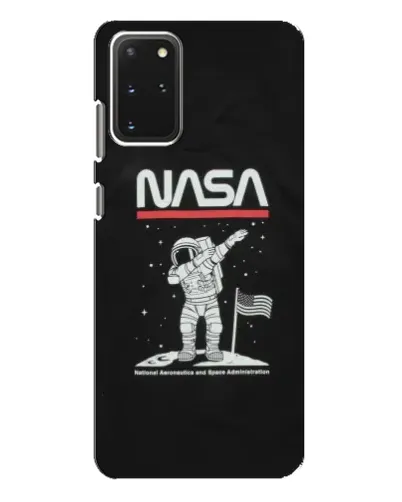 Чехол для Samsung Galaxy S20 Plus с картинкой «NASA — шагаем по Луне»