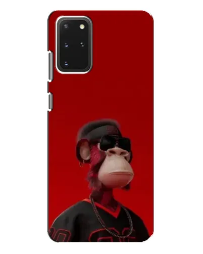Чехол для Samsung Galaxy S20 Plus с картинкой «Bored Ape в красном» Чехол для Samsung Galaxy S20 Plus с картинкой «Bored Ape в красном»