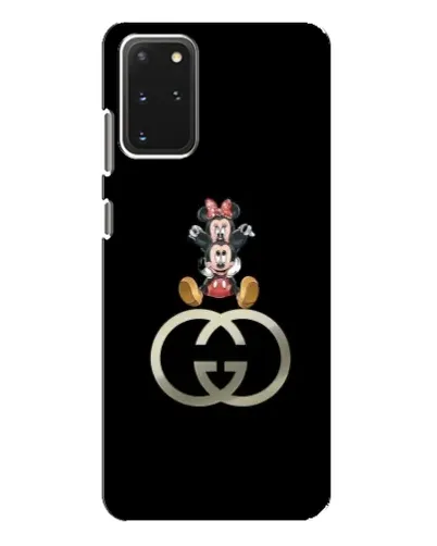Чехол для Samsung Galaxy S20 Plus с картинкой «Минни Маус на лого»