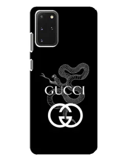 Чехол для Samsung Galaxy S20 Plus с картинкой «Gucci — серебряная змея» Чехол для Samsung Galaxy S20 Plus с картинкой «Gucci — серебряная змея»