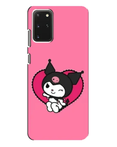 Чехол для Samsung Galaxy S20 Plus с картинкой «Kuromi — любовь в сердце»
