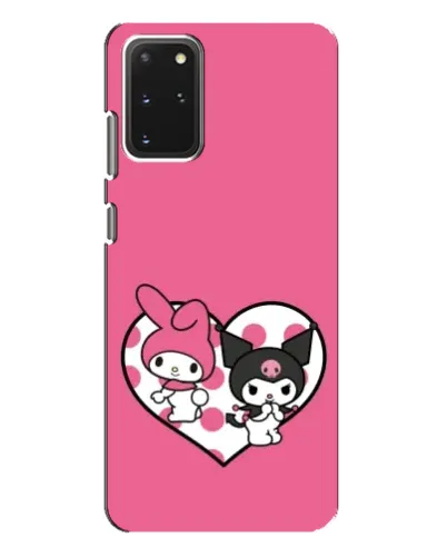 Чехол для Samsung Galaxy S20 Plus с картинкой «Kuromi и My Melody»