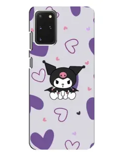 Чехол для Samsung Galaxy S20 Plus с картинкой «Kuromi и лавандовые сердца» Чехол для Samsung Galaxy S20 Plus с картинкой «Kuromi и лавандовые сердца»