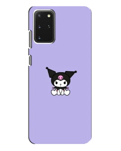 Чехол для Samsung Galaxy S20 Plus с картинкой «Kuromi — фиолетовый минимализм»