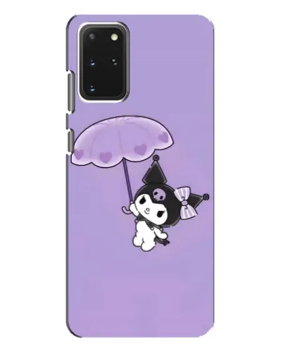 Чехол для Samsung Galaxy S20 Plus с картинкой «Kuromi с зонтиком»