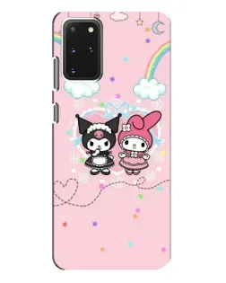 Чехол для Samsung Galaxy S20 Plus с картинкой «My Melody и Kuromi» Чехол для Samsung Galaxy S20 Plus с картинкой «My Melody и Kuromi»