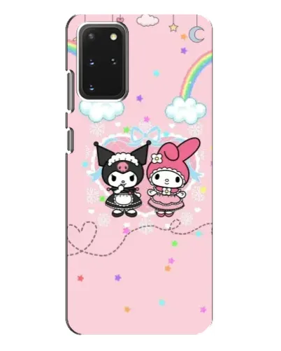 Чехол для Samsung Galaxy S20 Plus с картинкой «My Melody и Kuromi»