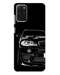 Чехол для Samsung Galaxy S20 Plus с картинкой «Темный силуэт BMW»