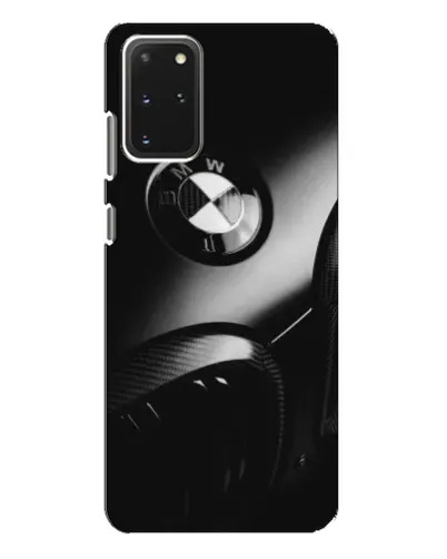 Чехол для Samsung Galaxy S20 Plus с картинкой «Эмблема BMW — макро»