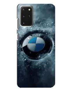 Чехол для Samsung Galaxy S20 Plus с картинкой «Логотип BMW — лед»