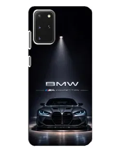 Чехол для Samsung Galaxy S20 Plus с картинкой «BMW сквозь ночной город»