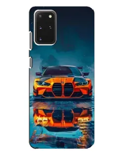 Чехол для Samsung Galaxy S20 Plus с картинкой «BMW — золотая эмблема»