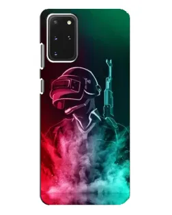 Чехол для Samsung Galaxy S20 Plus с картинкой «PUBG — огненный воин»