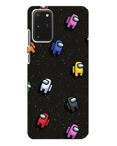 Чехол для Samsung Galaxy S20 Plus с картинкой «Космический паттерн Among Us»